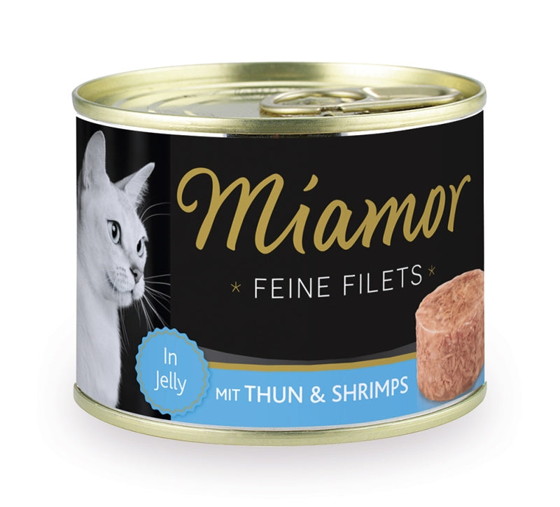 Miamor Feine Filets 185g - Thunfisch & Shrimps