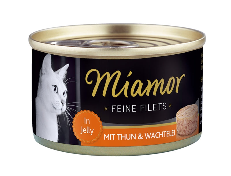 Miamor Feine Filets 100g - Thunfisch & Wachtelei