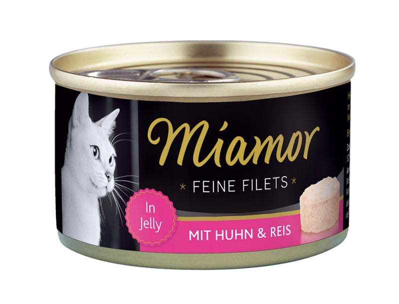 Miamor Feine Filets 100g - Filets Huhn & Reis