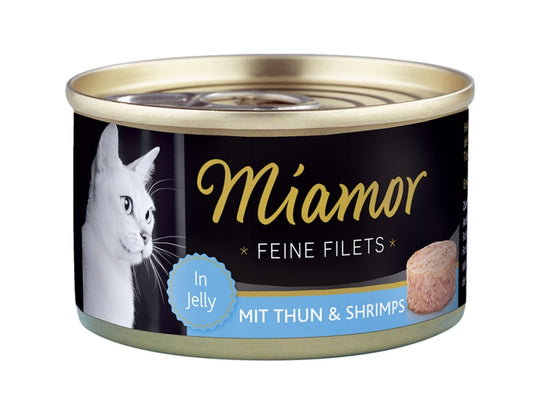 Miamor Feine Filets 100g - Heller Thunfisch & Shrimps