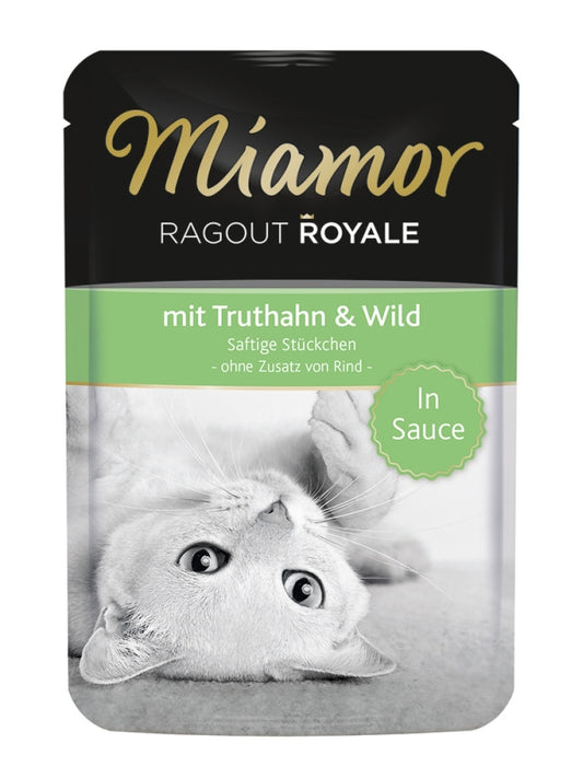 Miamor Ragout Royale in Soße 100g - Truthahn & Wild