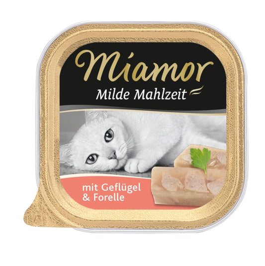 Miamor Milde Mahlzeit 100g - Geflügel & Forelle