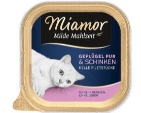 Miamor Milde Mahlzeit 100g - Geflügel & Schinken