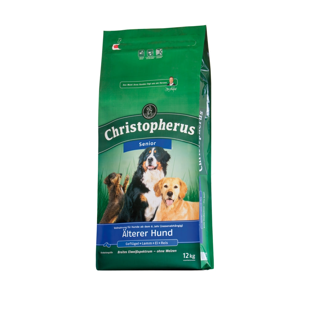 Christopherus Älterer Hund Geflügel,Lamm, Ei & Reis - 12 kg