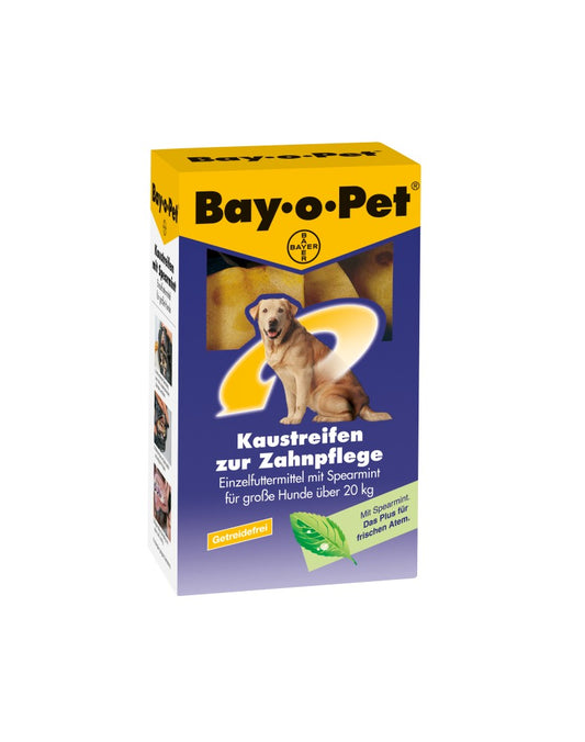 Bay·o·Pet Zahnpflege Kaustreifen Spearmint großer Hund 140g