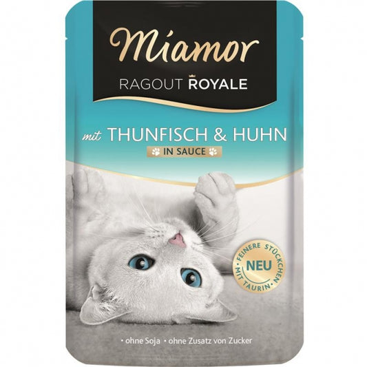 Miamor Ragout Royale in Soße 100g - Thunfisch & Huhn