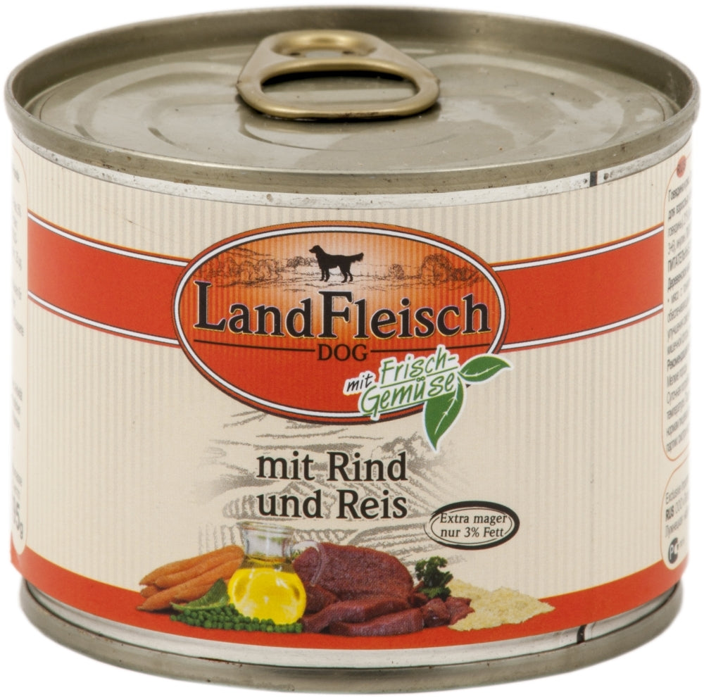 Landfleisch Classic 195g - Rind & Reis extra mager