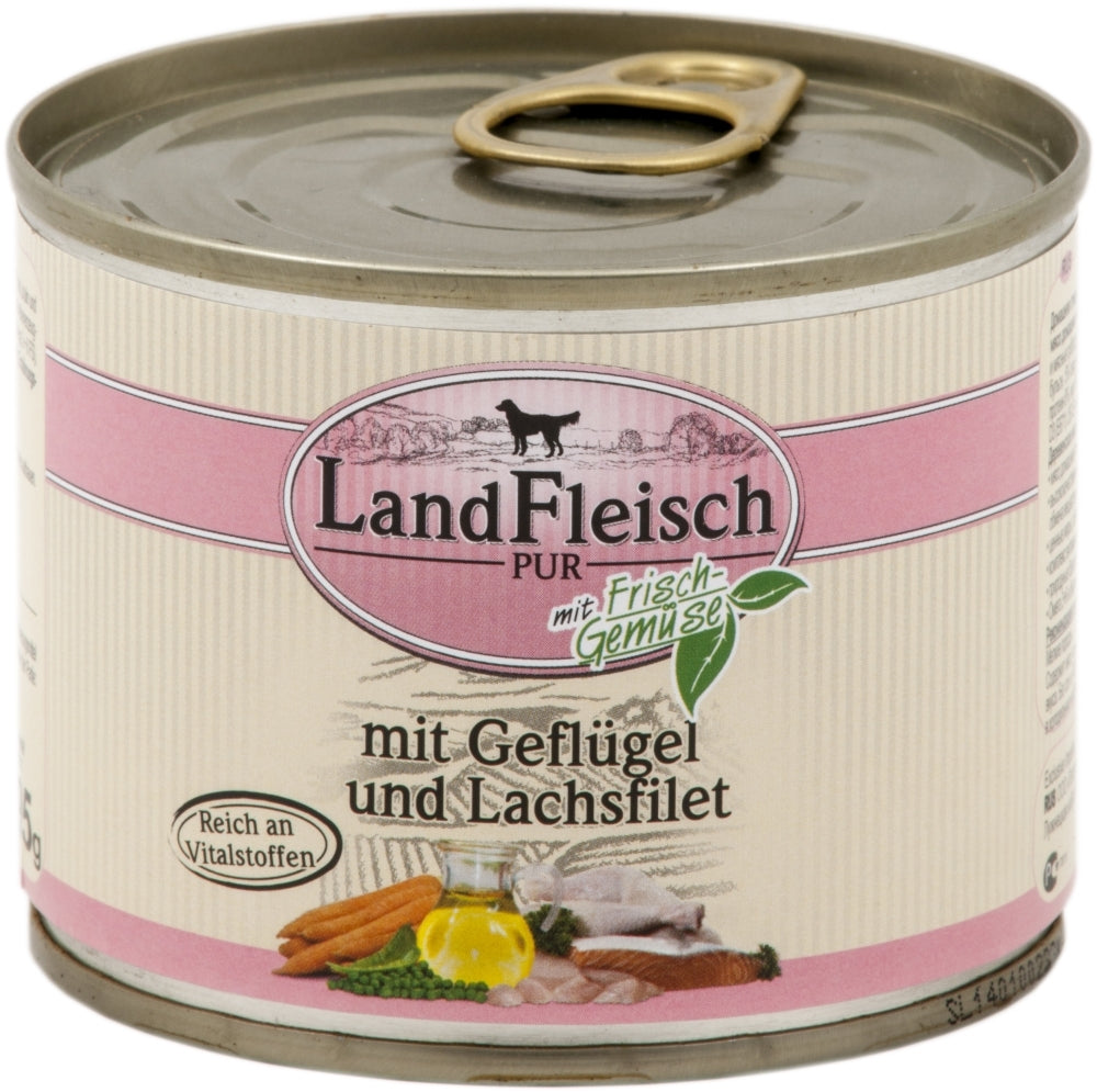 Landfleisch Classic 195g - Geflügel & Lachsfilet