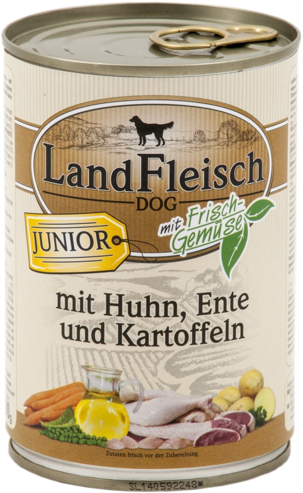 Landfleisch Classic Junior 400g - Huhn, Ente & Kartoffeln