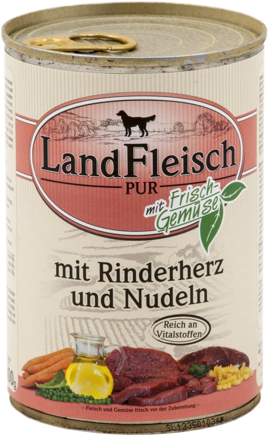 Landfleisch Classic Rinderherzen & Nudeln - 400 g