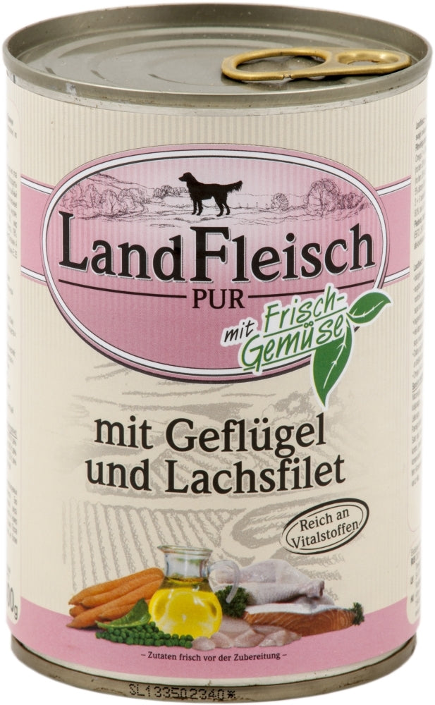 Landfleisch Classic 400g - Geflügel & Lachsfilet