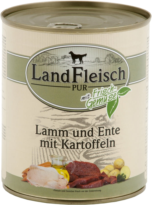 Landfleisch Classic Lamm & Ente & Kartoffeln - 800 g