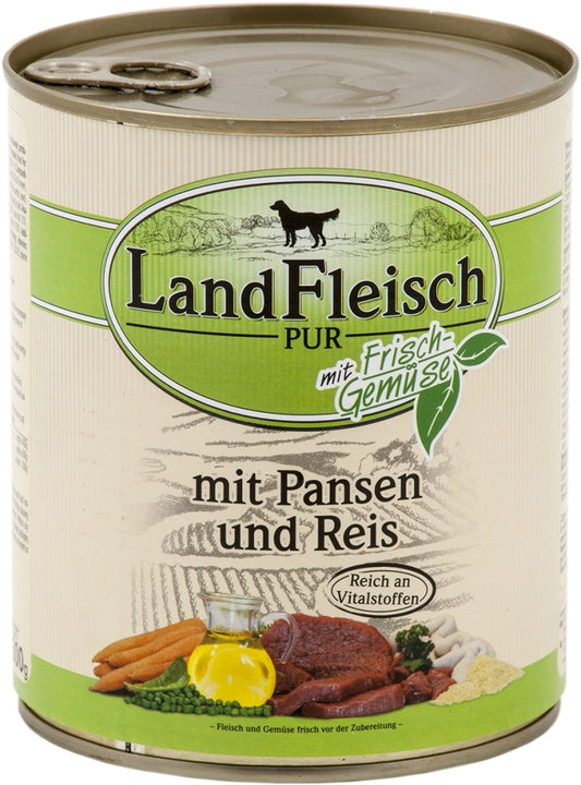 Landfleisch Classic Pansen & Reis - 800 g