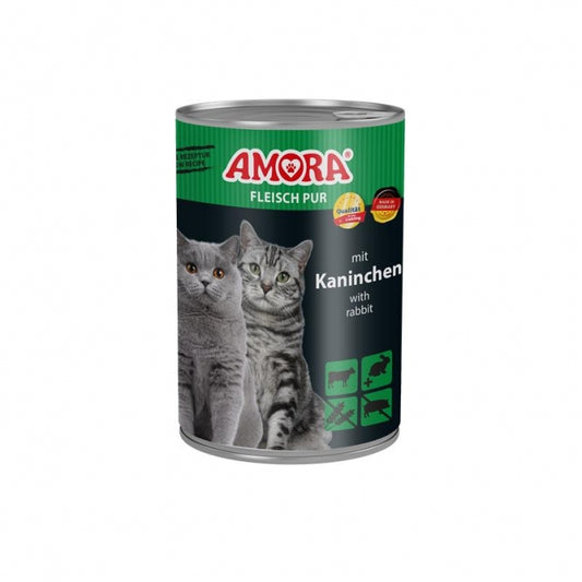 Amora Cat Fleisch Pur mit Kaninchen - 400g