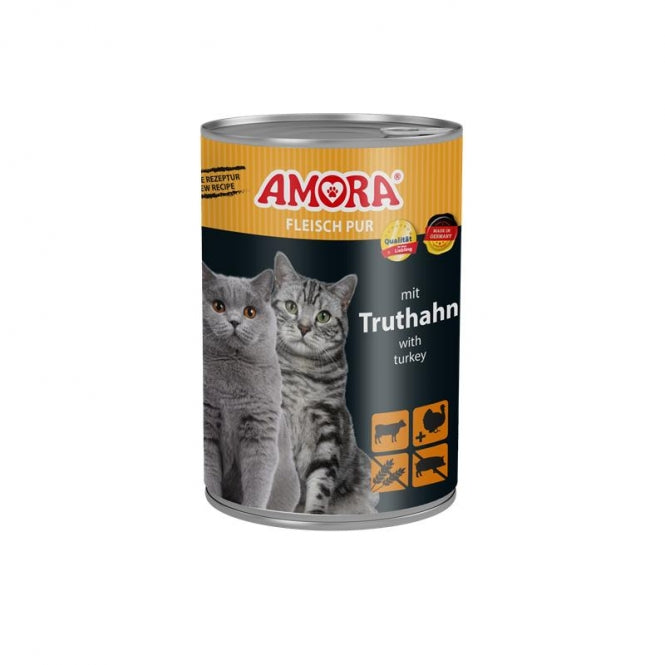 Amora Cat Fleisch Pur mit Truthahn - 400g