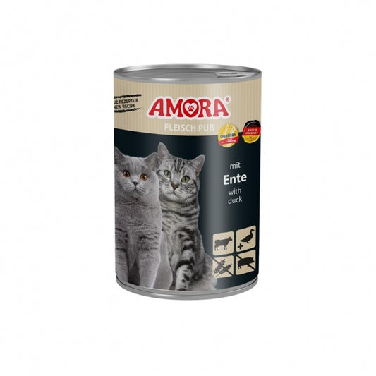 Amora Cat Fleisch Pur mit Ente - 400g