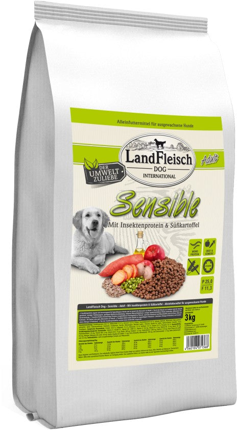 Landfleisch Dog Sensible Insektenprotein & Süßkartoffel 3kg