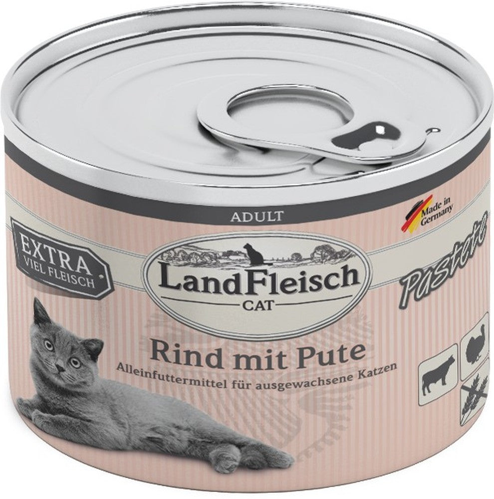 Landfleisch Cat Adult Pastete Rind & Pute 195g