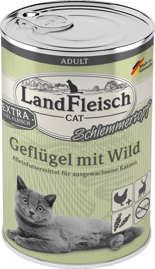 Landfleisch Cat Adult Schlemmertopf Geflügel & Wild 400 g