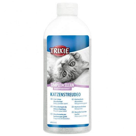 Trixie Simple'n'Clean Katzenstreudeo - Babypuderduft