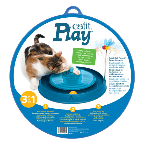 CATIT Play-n-Scratch mit Massagematte - Blau