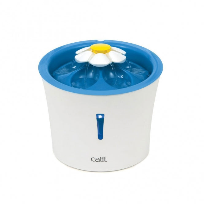 CATIT Blumentrinkbrunnen - 3 L, blau, mit LED