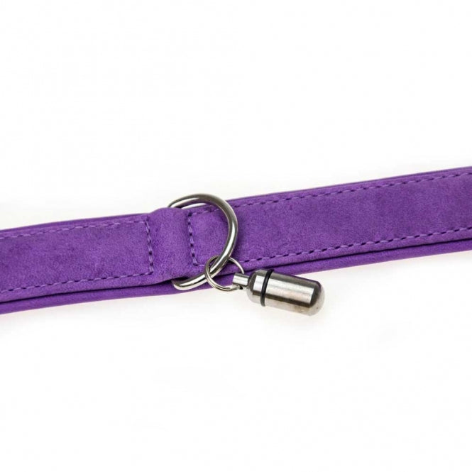 Karlie Halsband Buffalo aus Kalbsleder - Lila - 55 cm/30 mm