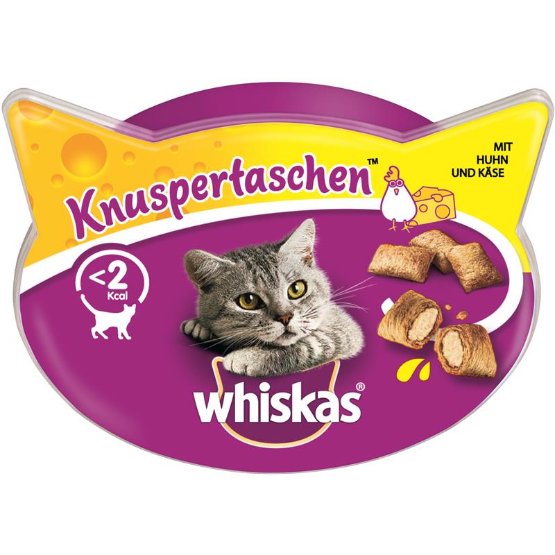 Whiskas Knusper-Taschen Huhn & Kaese 60 g