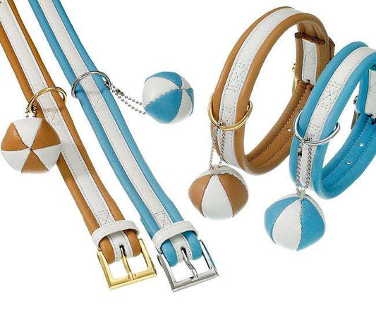 Karlie COTTAGE LINE Halsband - Blau-Weiß - 55 cm