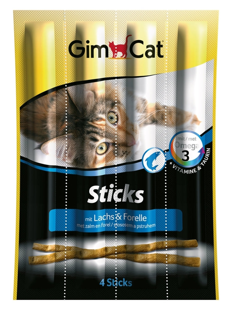 GimCat Sticks Lachs & Forelle - 4 Stück