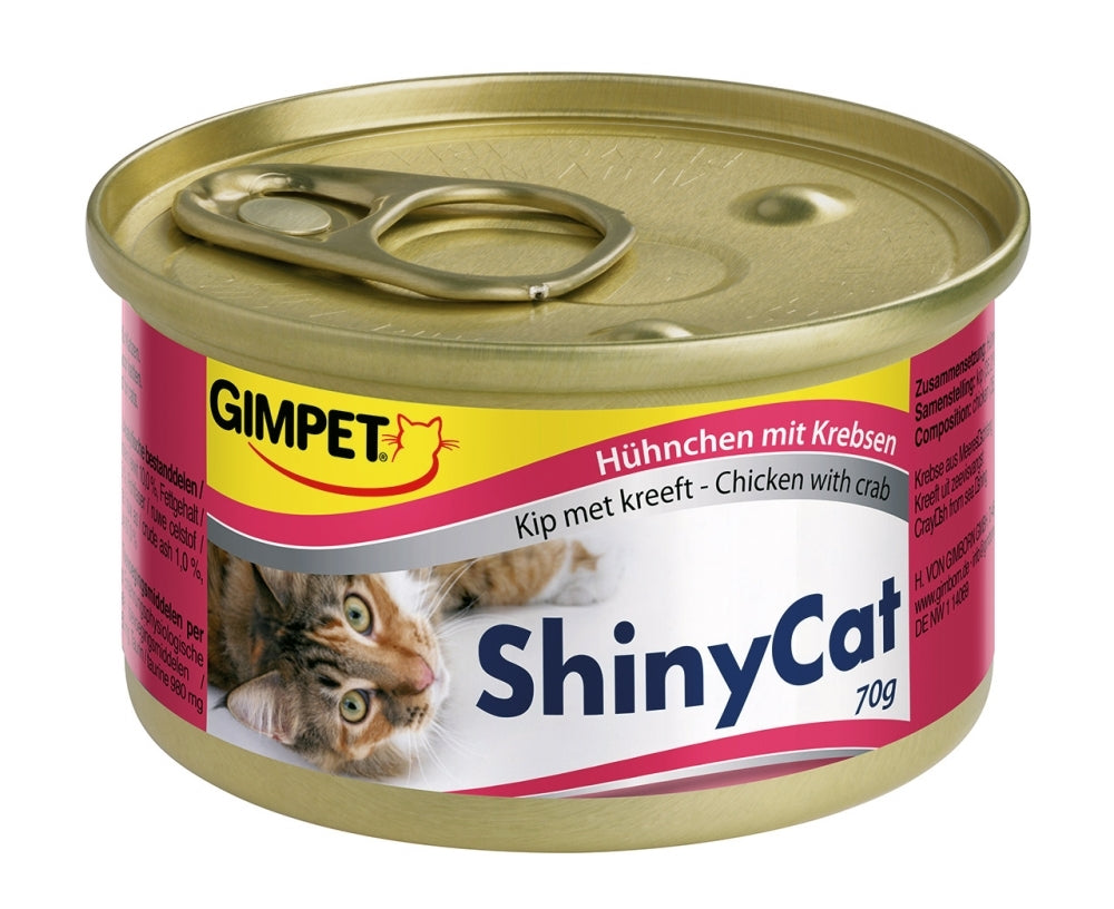 GimCat ShinyCat Hühnchen mit Krebsen 70g