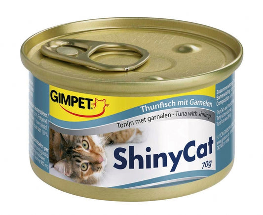 GimCat ShinyCat Thunfisch mit Garnelen 70g