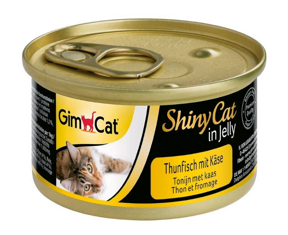 GimCat ShinyCat Thunfisch mit Käse in Jelly 70g