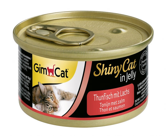 GimCat ShinyCat Thunfisch mit Lachs in Jelly 70g