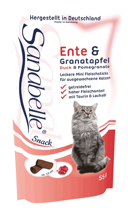 Sanabelle Snack mit Ente & Granatapfel 55g