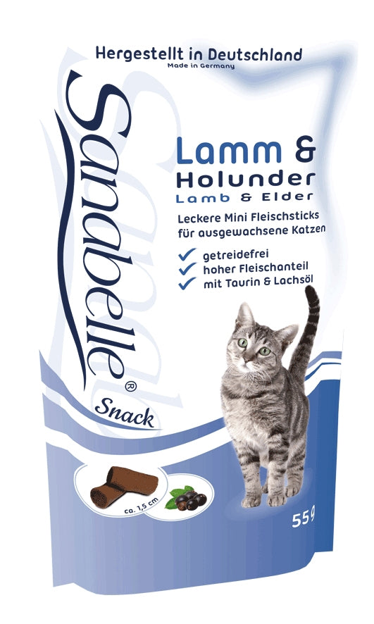 Sanabelle Snack mit Lamm & Holunder 55g