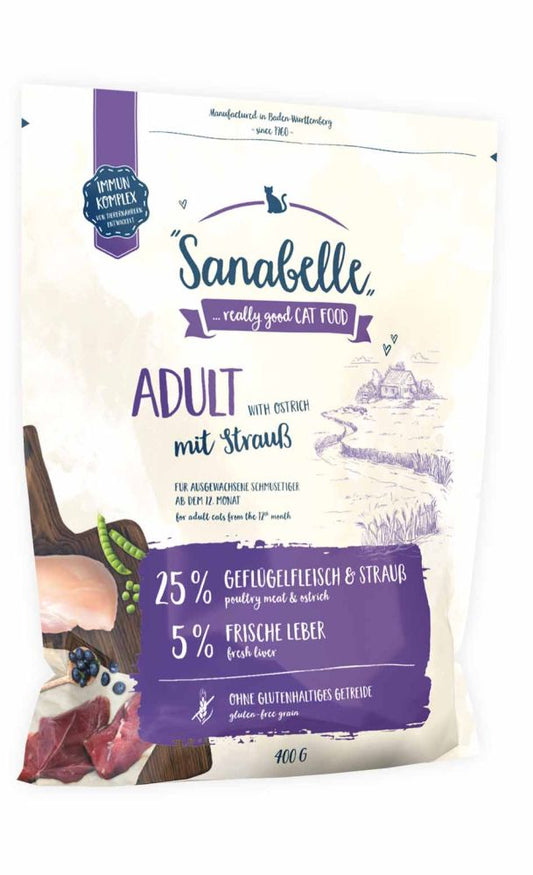 Sanabelle Adult Strauß - 400 g