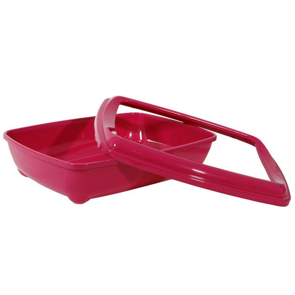 Karlie Flamingo Katzentoilette mit Rand Arist-O-Tray Hawai - 50 x 38 x 13 cm