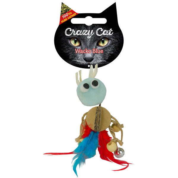 CRAZY CAT Wacko Hellblau mit 100% Catnip