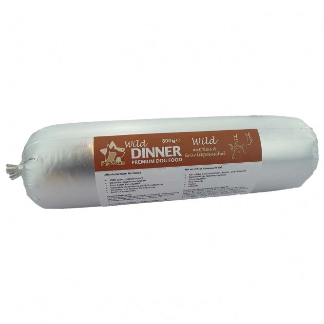 Wild Dinner Gourmet-Wurst Wild mit Reis - 800 g