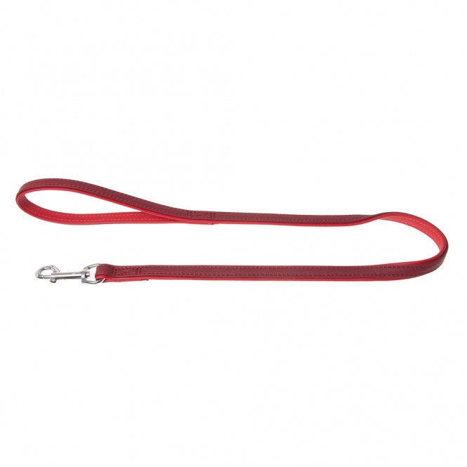 Karlie Vintage Trend Leine - Dunkelrot/Rot - 100cm / 18mm