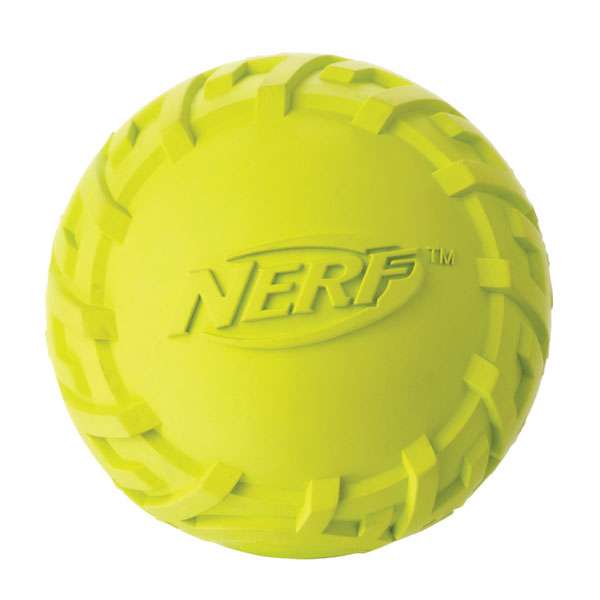 NERF DOG Trax Tire Squeak Ball - Small