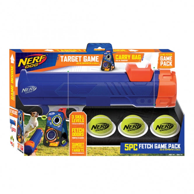 Nerf Dog Tennisball Blaster mit Zielscheibe