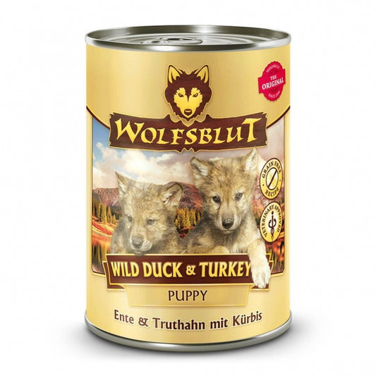 Wolfsblut Dose Wild Duck & Turkey Puppy 395g