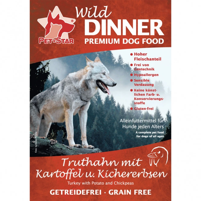 Wild Dinner Truthahn - Getreidefrei - 500 g