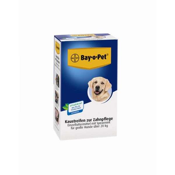 Bay·o·Pet Zahnpflege Kaustreifen Spearmint großer Hund 140g